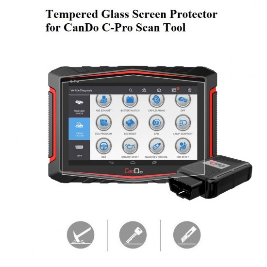 Tempered Glass Screen Protector for CanDo C-Pro Scanner - Click Image to Close